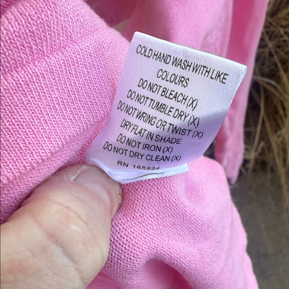 Brave + True Ladies XL Petra Star Pink Knit Top - Picture 8 of 9
